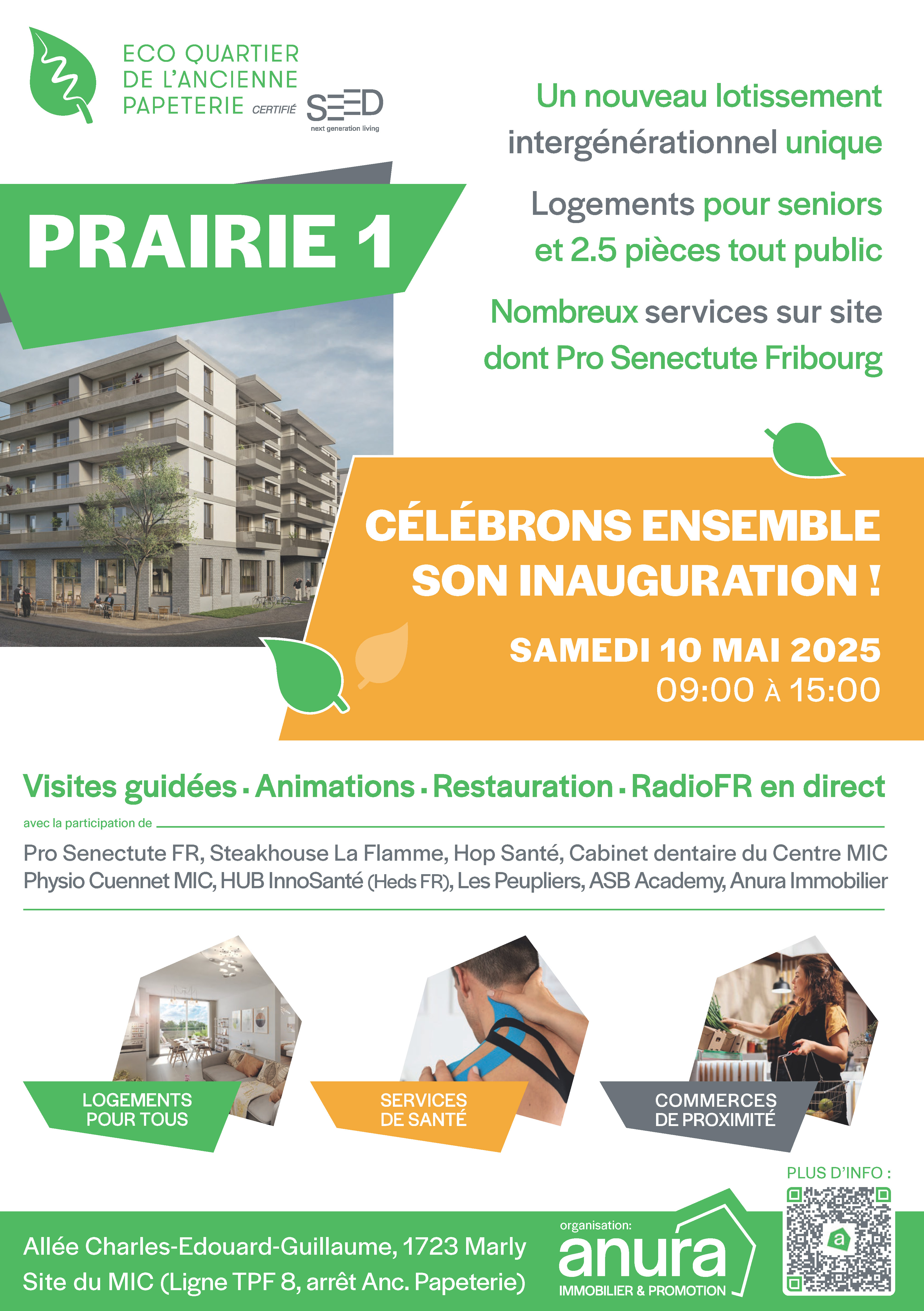 250414 Flyer Invitation Inauguration Prairie1 Sa10mai25 A5