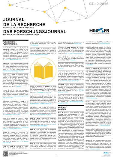 1 Journaldelarecherche Heds 04 12 2016 Cover